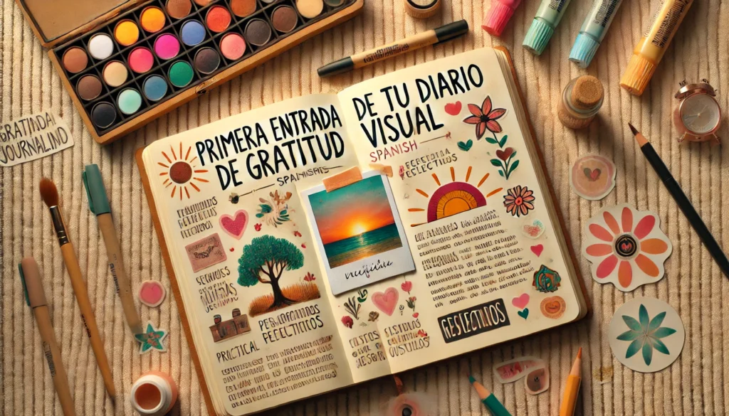 desarrollo personal autoayuda estilo de vida vida saludable Diario de gratitud visual